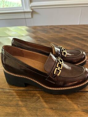 Naturalizer 'Cabana' Lug Loafer, Size 9 cinnamon